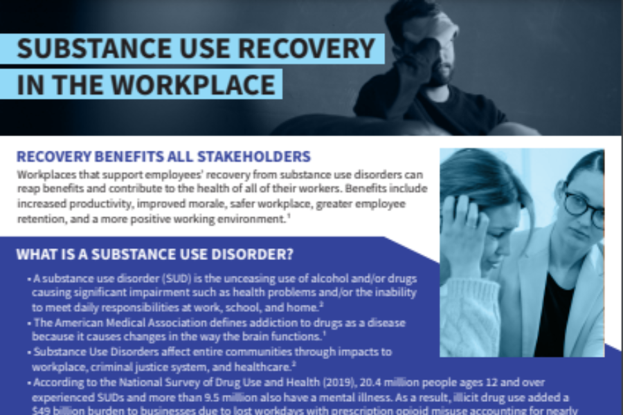 Workplace Substance Use Recovery